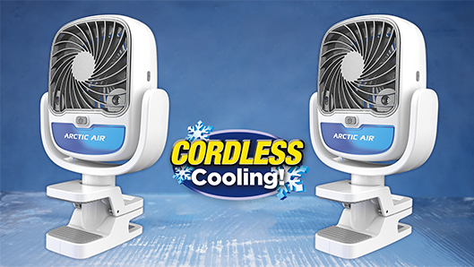 Arctic Air® Grip Go™ - The Portable Clamp-On Air Cooler! Stay Cool &  Comfortable Anywhere!